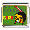 Native  American  Girl Photo Italian Charm