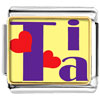 Tia With  Hearts  Photo Italian Charm