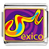 Multicolored Mexico Photo Italian Charm