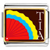 Multicolored Tia And Fan Photo Italian Charm