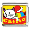 Small Cat Kitten Gatito Photo Italian Charm