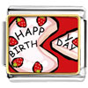 Pink Strawberry  Birthday  Cake Photo Italian Charm