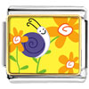 Happy Flower Snail Photo Italian Charm