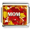 Mom Autumn Leaves Photo Italian Charm