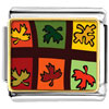 Multicolored Autumn Leaves Photo Italian Charm