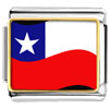 Chile Flag Photo Italian Charm