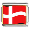 Denmark Flag Photo Italian Charm