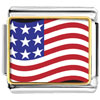 Usa Flag Photo Italian Charm