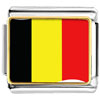 Belgium Flag Photo  Italian  Charm