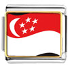 Singapore Flag Photo Italian Charm