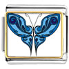 charms by judie - Shades Of Blue Butterfly Photo Italian Charm