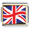 United Kingdom Flag Photo Italian Charm