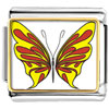 Yellow And Red Butterfly  Photo  Italian Charm