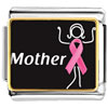 More In Store - Mother Support Pink Ribbon Photo Italian Charm