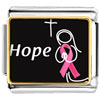 More In Store - Hope Pink Ribbon Photo Italian Charm
