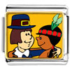  Thanksgiving  Pilgrim Indian Couple Photo Italian Charm