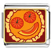 Smiling Pumpkin Pie Photo Italian Charm