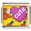 One Cute Heart Photo  Italian  Charm