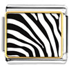 Zebra Skin Photo Italian Charm