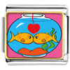 Goldfish In Love Photo Italian Charm