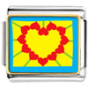 Heart Shape  Sunflower  Photo Italian Charm