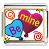 Be Mine Heart Balloons Photo Italian Charm