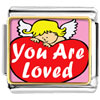 You Are Loved By An Angel Photo  Italian  Charm