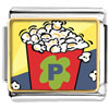 Movie Popcorn Photo Charm Photo Italian Charm