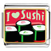 I Heart Sushi Rolls Photo Italian Charm