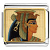 Gold Plated Egyptian Queen Cleopatra Photo Italian Charm