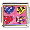 Gold Plated Valentine's Day Four Heart Shape Strawberries  ... 