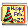 Gold Plated Leap Day Photo  Italian   Charms   Bracelets  VPH1995