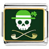 Gold Plated St. Patrick's Day Theme Photo Italian Charm With  ... 