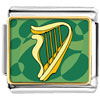 Gold Plated St. Patrick's Day Theme Photo Italian Charm With  ... 