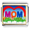 Gold Plated  Mother's  Day Theme Photo Italian Charm