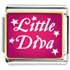 Gold Plated Cartoon Theme Photo Italian Charm Little Diva Easter