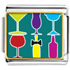  Gold  Plated Food Beverage Photo Italian  Charm   Bracelets   ... 