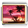 Gold Plated Landmark Hawai Photo Italian Charm Bracelets