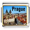 Gold Plated Landmark Prague Photo Italian Charm Bracelets