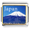  Gold  Plated Travel Mt Fuji Photo Italian  Charm   Bracelets   ... 