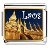  Gold  Plated Travel That Luang Photo Italian Charm Bracelets  ... 