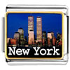 Gold Plated Travel New York City Photo Italian Charm Bracelets