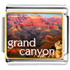 Gold Plated Travel Grand Canyon Photo Italian Charm Bracelets