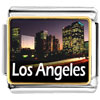 Gold Plated Travel Los Angeles Photo Italian Charm Bracelets