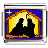  Gold  Plated Religion Nativity Photo Italian  Charm   Bracelets   ... 