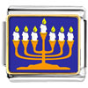  Gold  Plated Religion Menorah Photo Italian  Charm   Bracelets   ... 