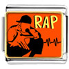  Gold  Plated Music Rap Photo Italian  Charm   Bracelets  VPH2153