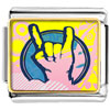 Gold Plated Music I Love Music Photo Italian Charm Bracelets