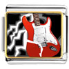 Gold Plated  Music  Theme Powerful Electric Guitar Photo  ... 