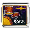 Gold Plated  Music  Theme The Band Photo Italian Charm  ... 